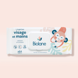 Lingettes visage et mains